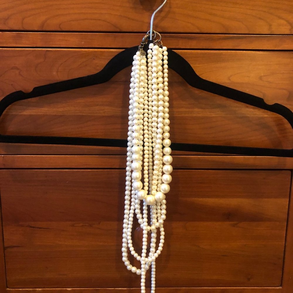 J. Crew Faux Pearl Beaded Necklace